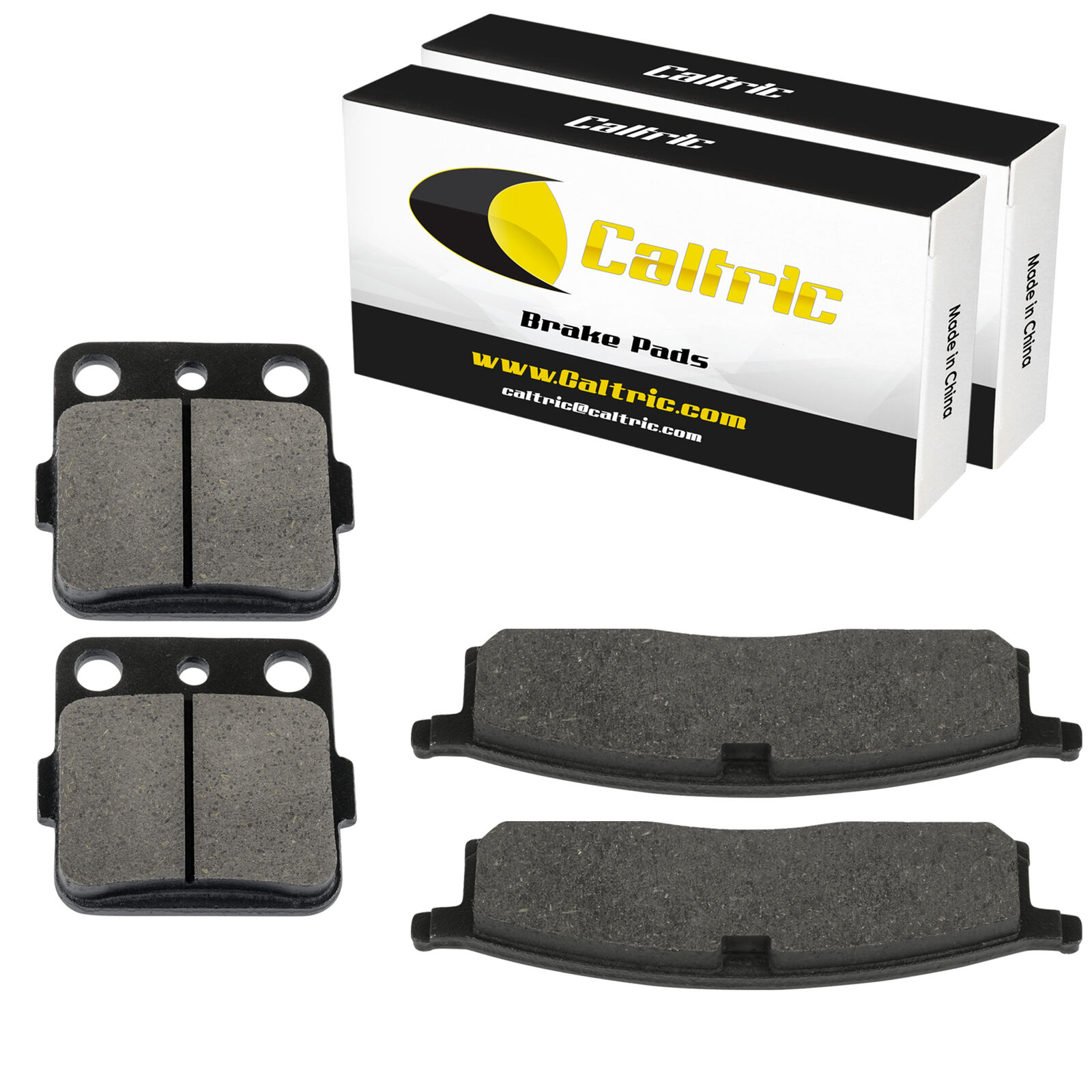Caltric Front and Rear Brake Pads for Yamaha YZ80 Competition 1993-2001