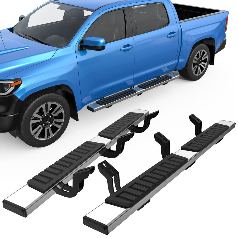 6\'\' Side Step Nerf Bars Running Board For 2007-2021 Toyota Tundra Double Cab