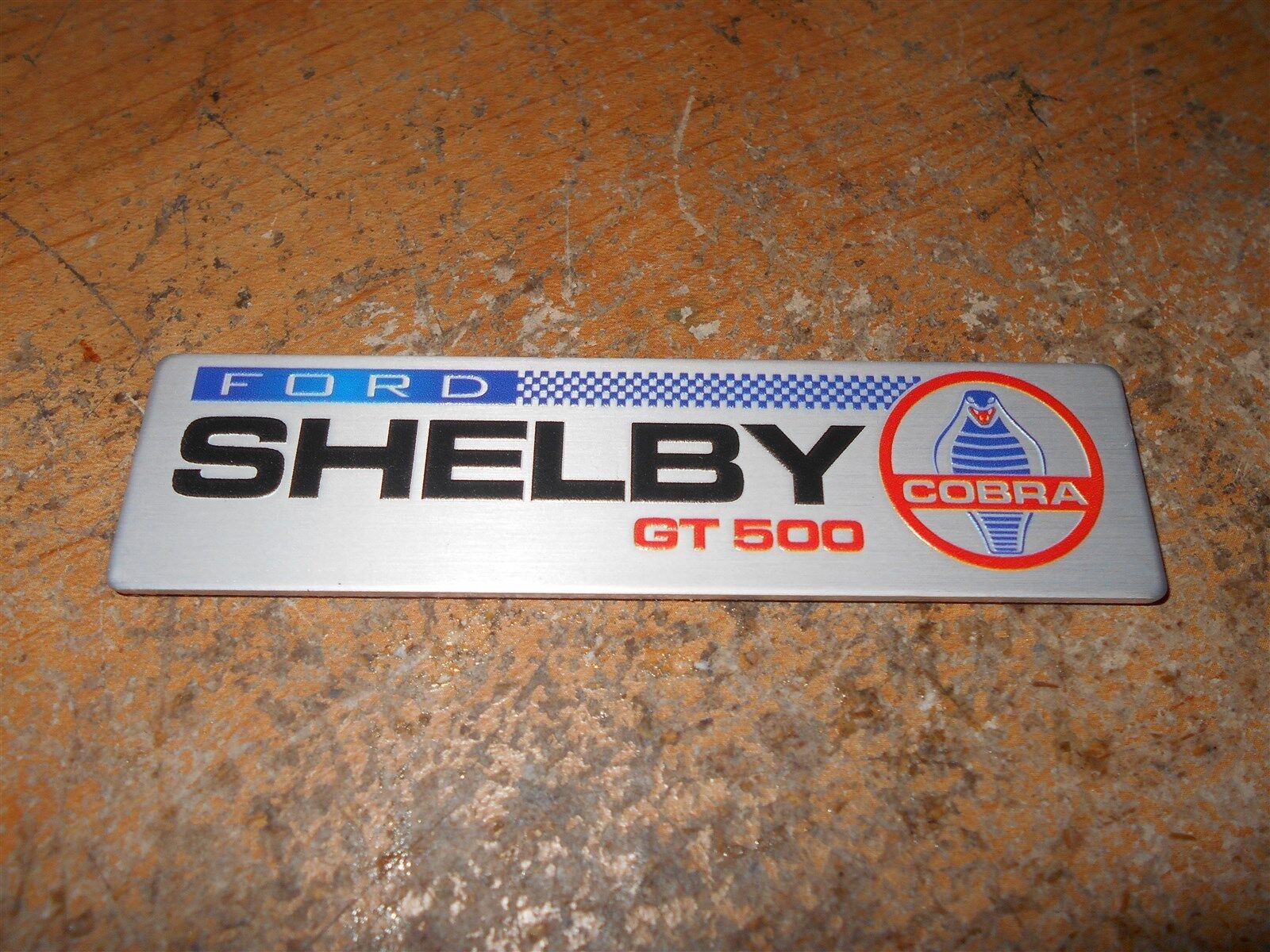 FORD SHELBY COBRA GT500 GT-500 DASH INTAKE FENDER TRUNK DECKLID PLAQUE EMBLEM