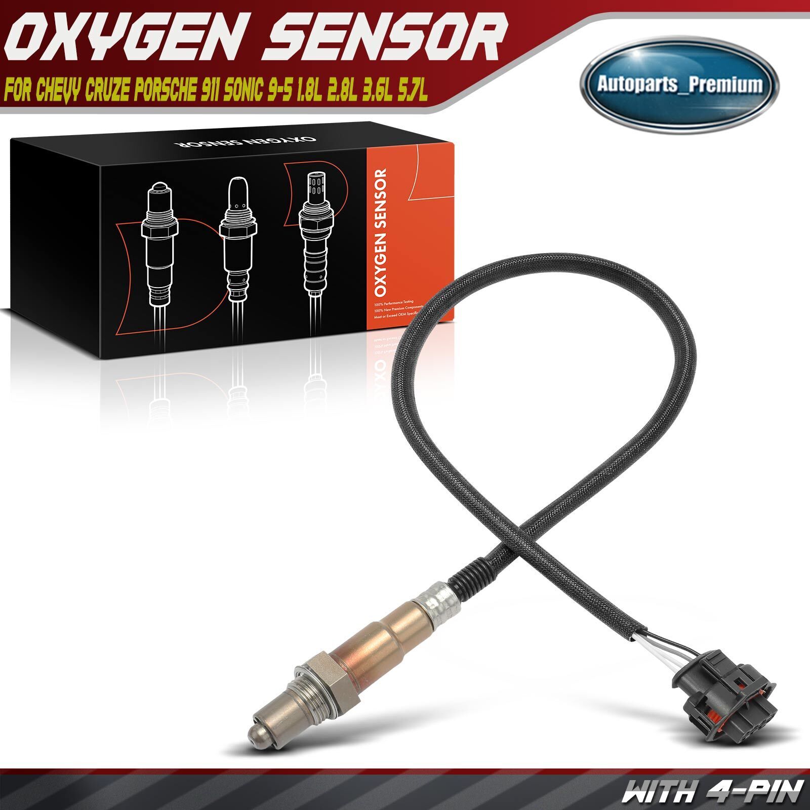O2 Oxygen Sensor for Chevy Cruze Sonic Porsche 911 Macan Saab 9-5 Up /Downstream