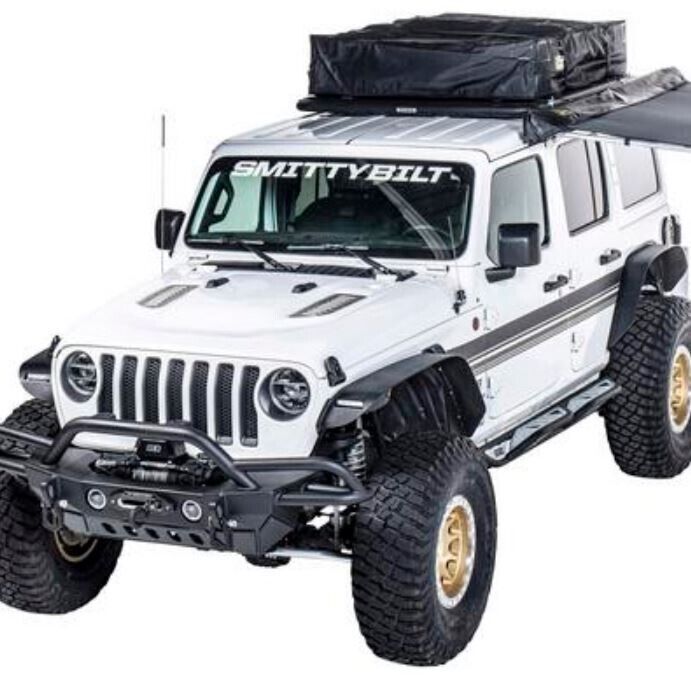 Smittybilt 18-23 Fits Jeep Wrangler JL 4dr Front & Rear Flat Fender Flares Set