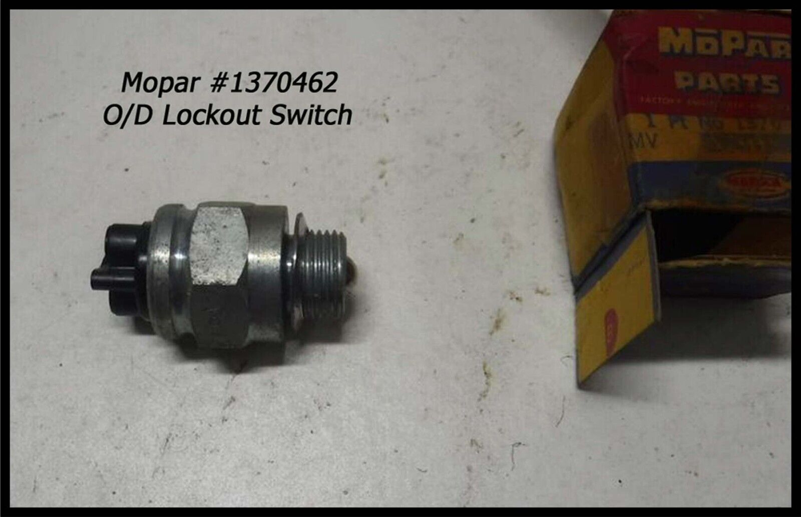 NOS 1952-1955 Plymouth Overdrive Lockout Switch Dodge 1950-1954 Mopar Wagon