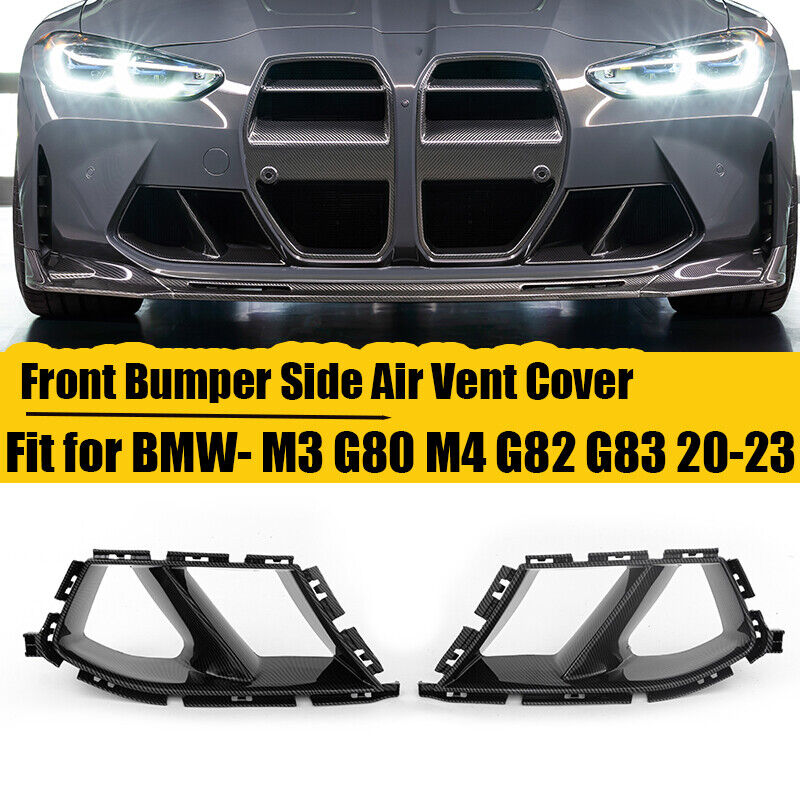 FOR 2021-up BMW G80 G82 G83 M3 M4 FRONT BUMPER AIR DUCT REPLACEMENT CARBON FIBER