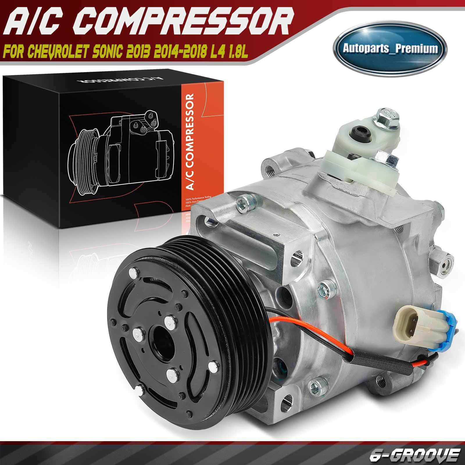 New A/C Compressor with Clutch for Chevrolet Sonic 2013 2014 2015-2018 L4 1.8L