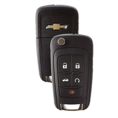5-Button Chevrolet Remote Flip-Out Key Fob With Remote start Cruze Camaro Malibu