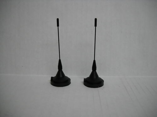 2 LOT MAGNETIC POLICE ANTENNA 3 3/4\