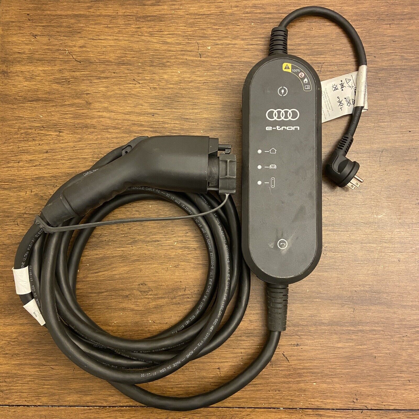 2019 - 2024 Audi e-tron Q5 Q7 charger PHEV EV charging cable NEMA 5-15 110v plug