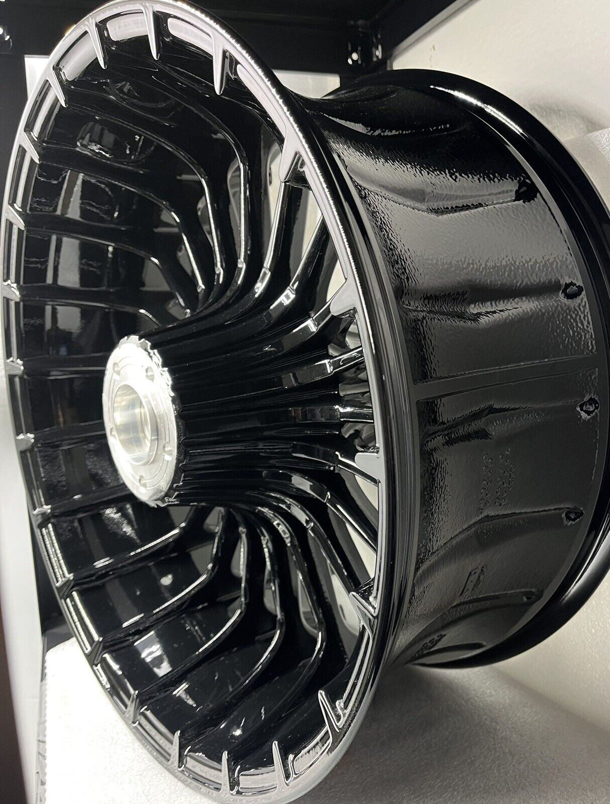 Harley CVO Turbine FXSB 2013 -17 Breakout Softail BLACK Wheel REAR EXCHANGE