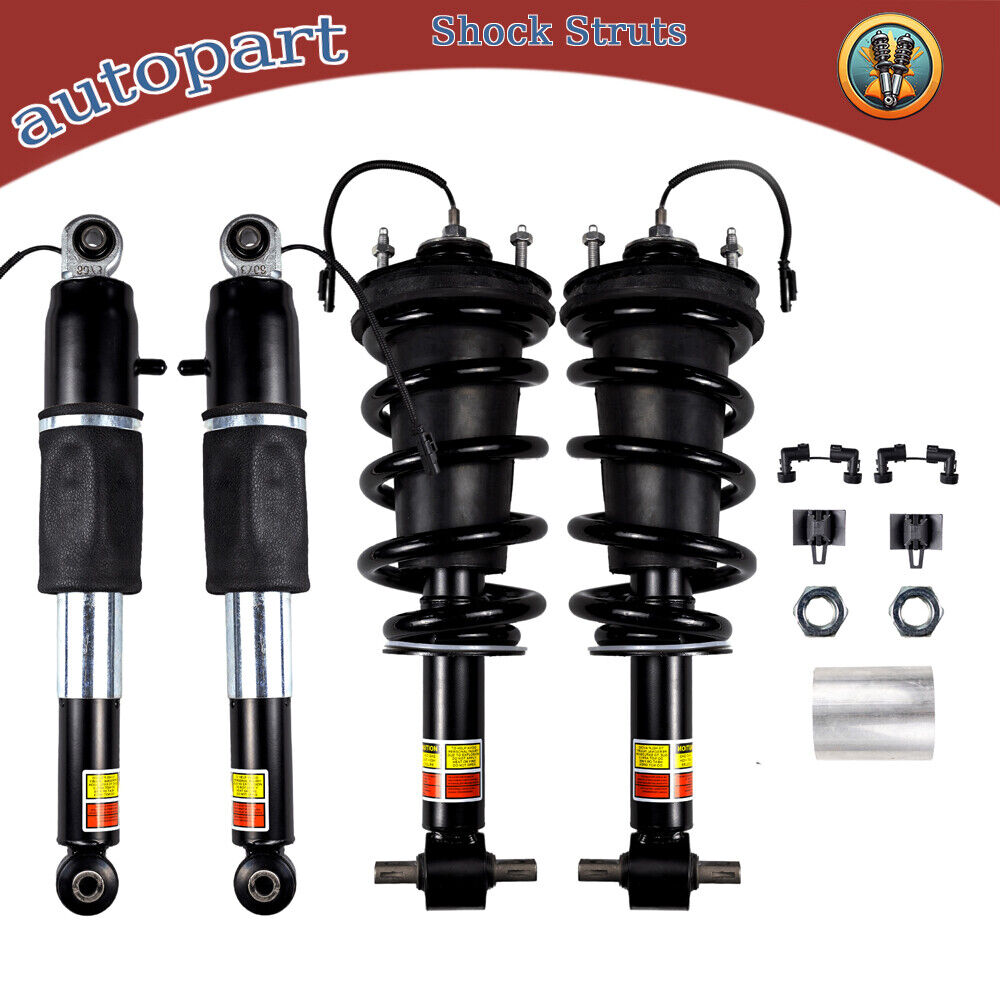 4PCS Front Rear Strut Assys Shock Absorbers For Chevrolet Suburban Tahoe 15-20