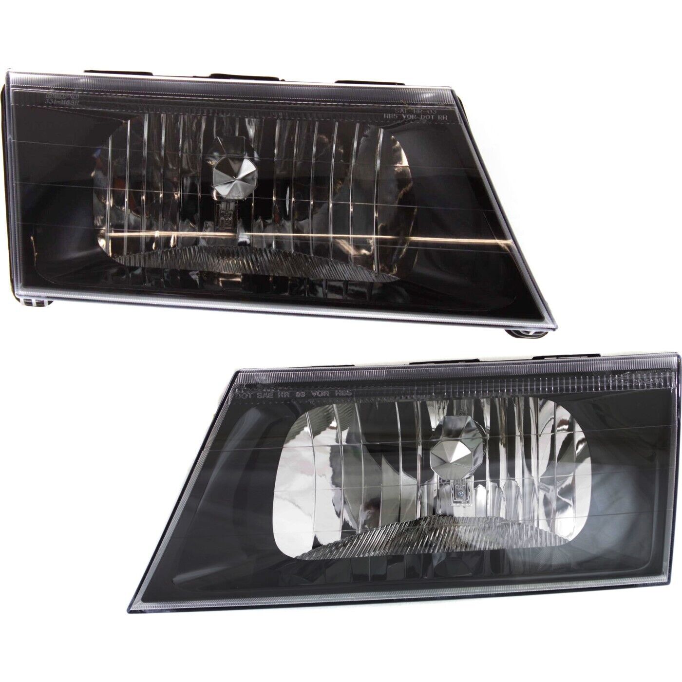 Headlight Set For 2003-2004 Mercury Marauder Driver/Passenger Side w/ bulb