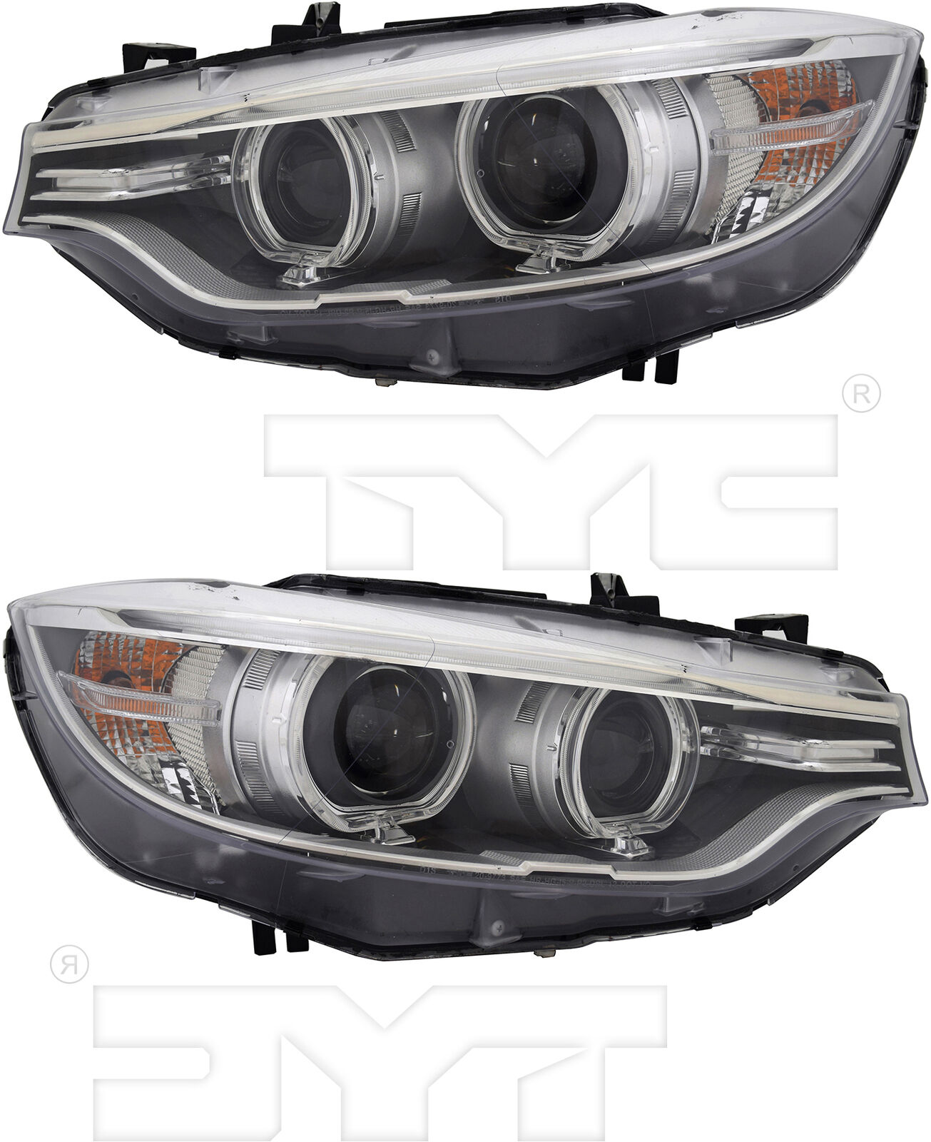 For 2014-2016 BMW 4 Series Headlight Driver and Passenger Side HID