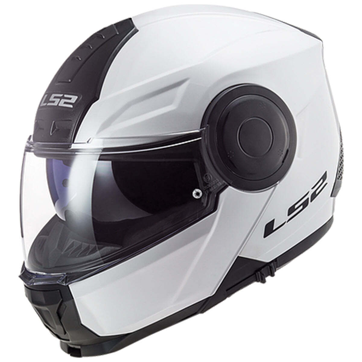 Open Box LS2 Adult Horizon Modular Motorcycle Helmet Gloss White - 2XL