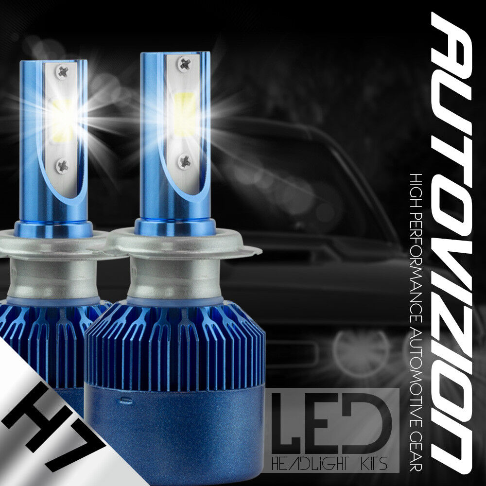AUTOVIZION LED HID Headlight Conversion kit H7 6000K for BMW 135is 2013-2013