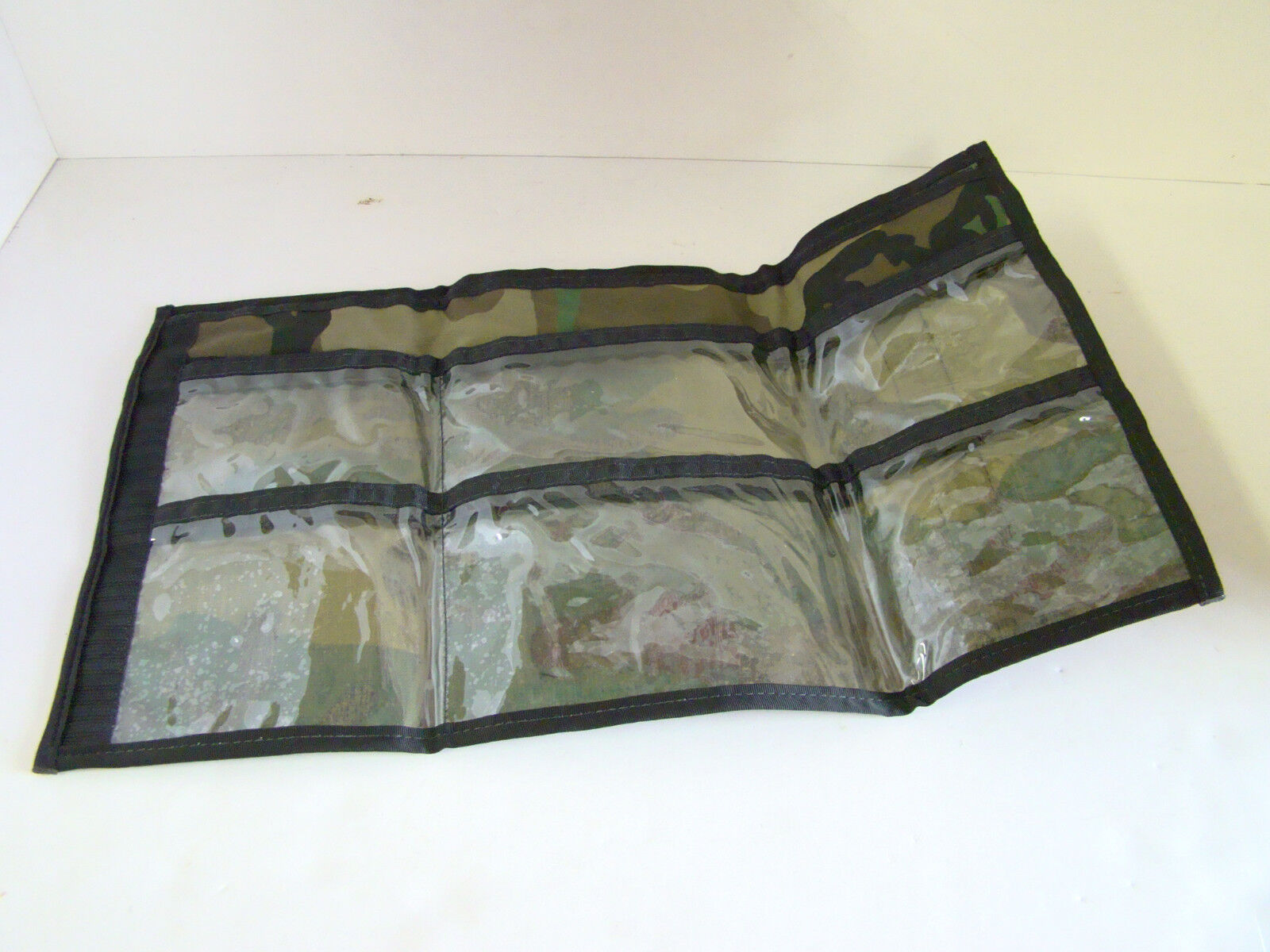 Multi pocketed woodland camo WATER RESISTANT NYLON map/document case