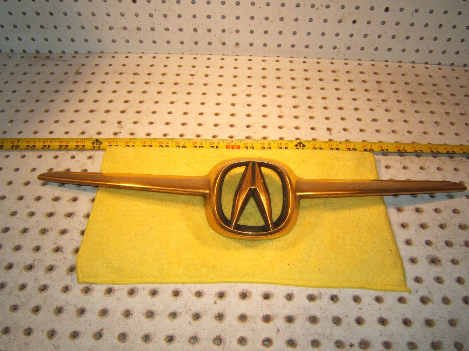 Acura 1999-2003 TL G2 type S sedan Front Grille GOLD PLATED Plastic OEM 1 Wing