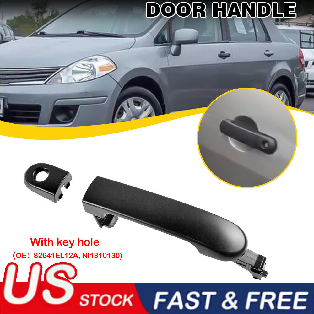 For 07-12 Nissan Versa Door Handle Outer Outside Exterior Front Driver Left LH