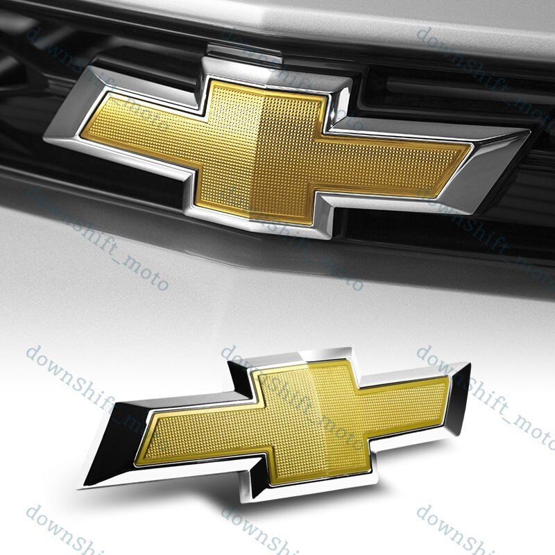 Gold Front Grille Emblem Badge Bowtie for 2016-2022 Chevy Chevrolet Camaro New