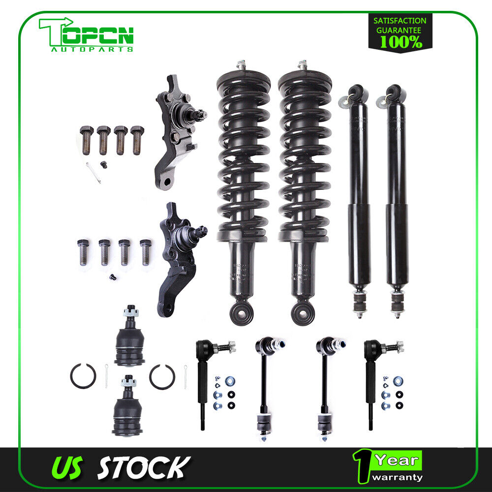 For 1996-2002 Toyota 4Runner Complete Front Rear Shocks Struts Sway Bar Tie rod