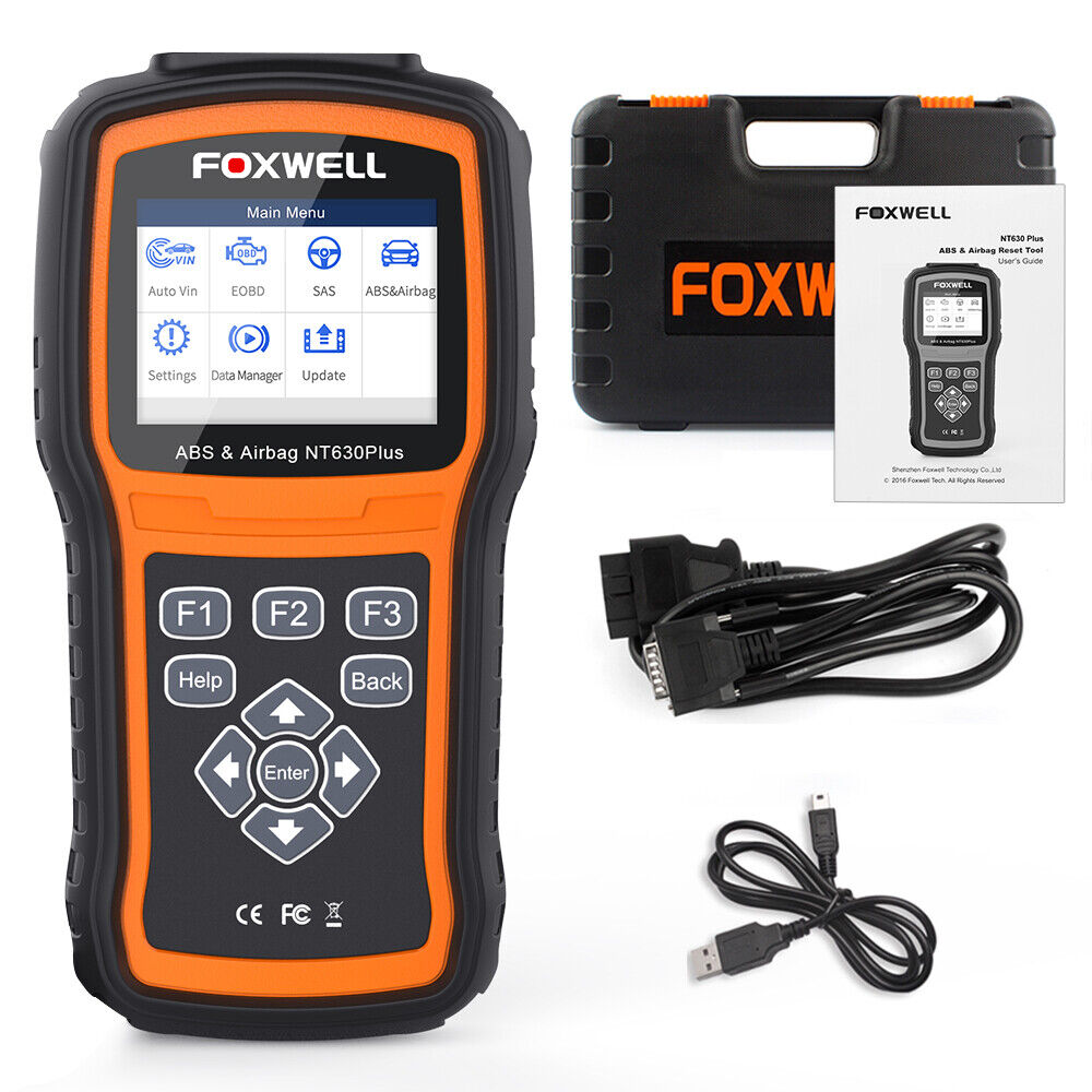 Foxwell NT630 Plus ABS Bleeding SRS SAS OBD2 Code Reader Scanner Diagnostic Tool