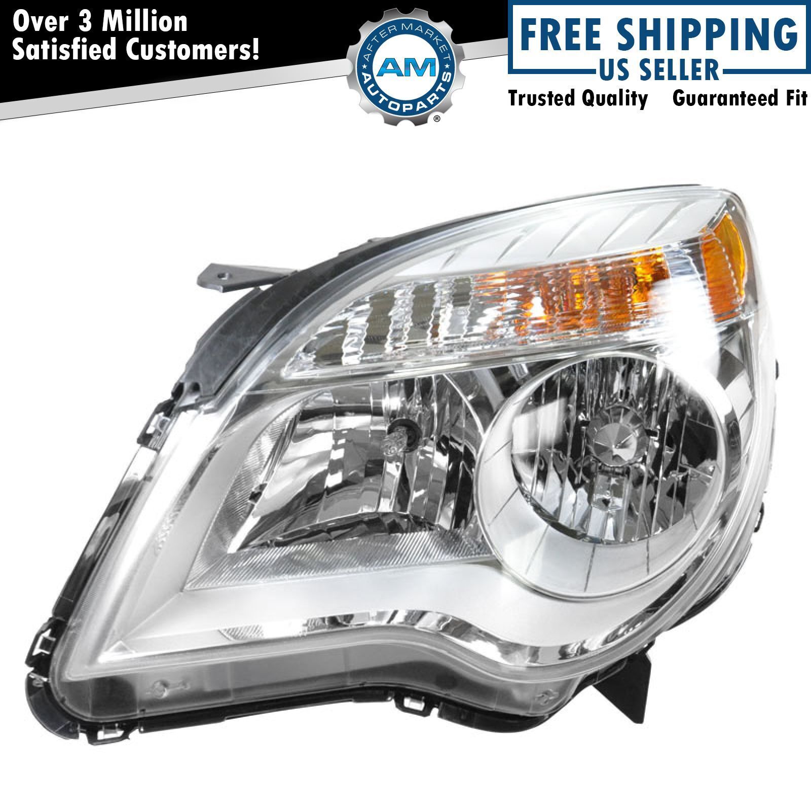 Left Headlight Assembly Drivers Side For 2010-2015 Chevrolet Equinox GM2502338