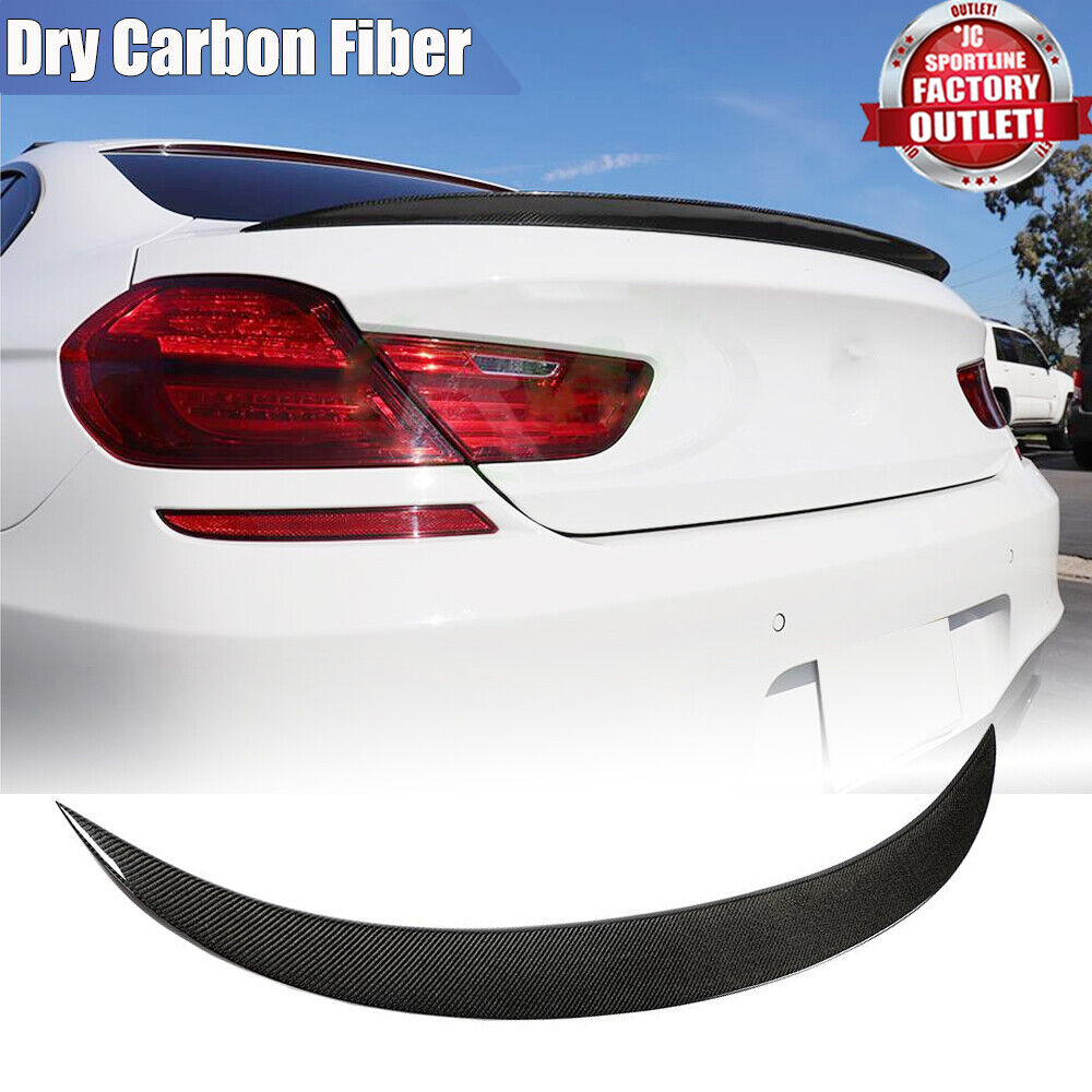 For BMW 6 Series F06 F13 640i 650i M6 12-19 Carbon Fiber Rear Trunk Spoiler Wing
