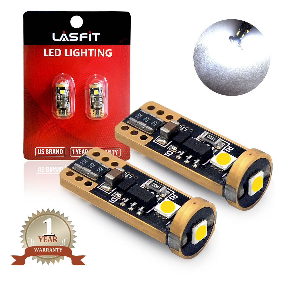 LASFIT LED Multi Choice License Plate/Trunk/Reverse/Dome/Tail/Turn Signal Bulbs