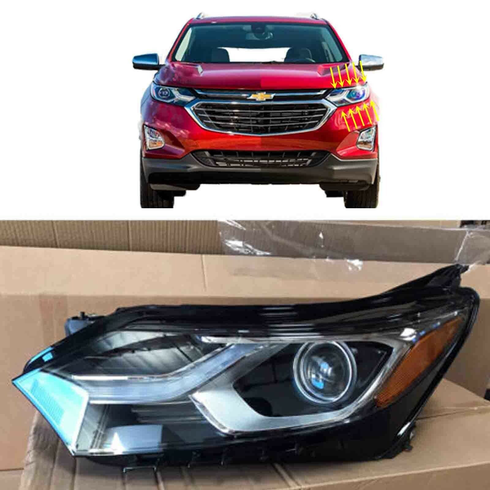 Halogen Headlight Replacement for 2018 2019 2020 Chevy Equinox Left Driver w LED