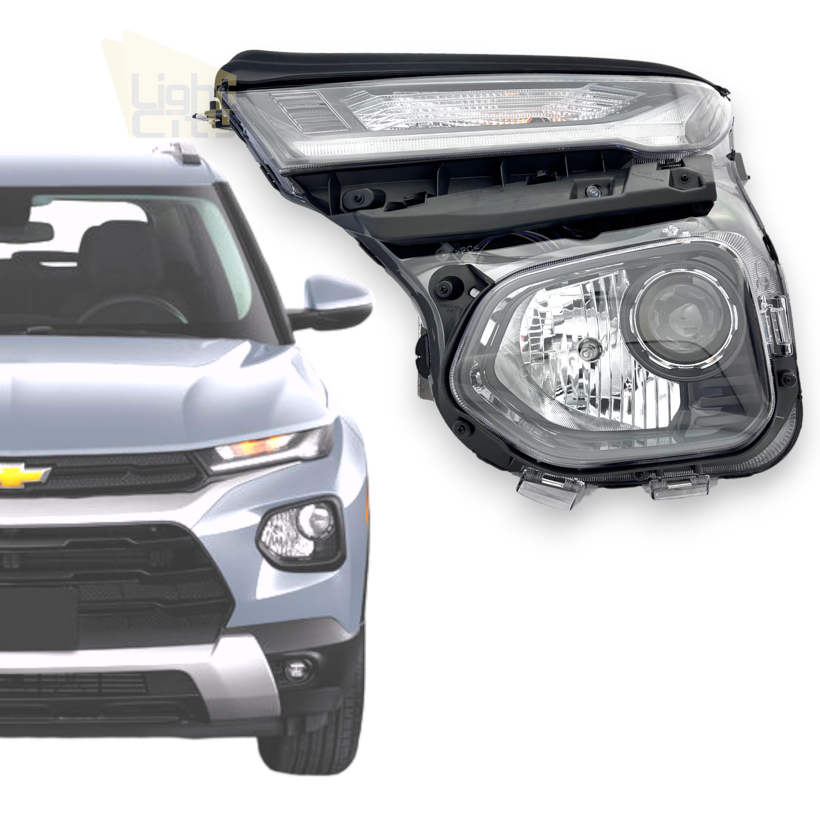 For 2021-2023 Chevy Trailblazer Driver Side Halogen Headlight (LED DRL) LH