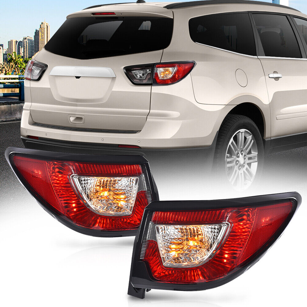 Tail Lights Fit For 2013-2017 Chevrolet Traverse Halogen Rear Lamps Left+Right