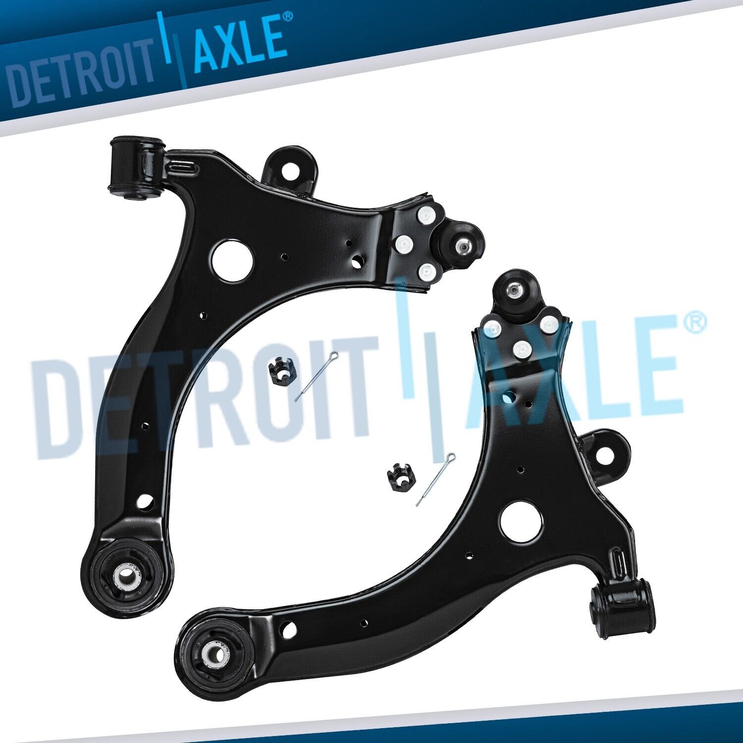(2) Front Lower Control Arms w/ Ball Joints for Chevy Impala Venture Buick Regal
