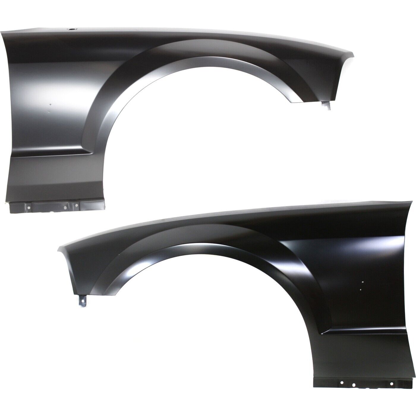 Fender Set For 2005-2009 Ford Mustang GT Front Left and Right Primed Steel
