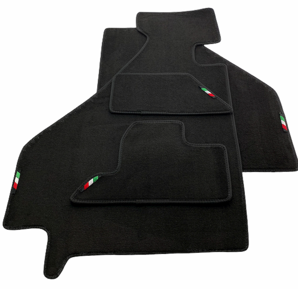 Floor Mats For Ferrari F355 Berlinetta 1994-1999 Black Tailored Carpets Italian