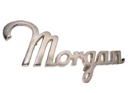 Badge Emblem Motif Chrome Plated Classic fit for Morgan Car Script