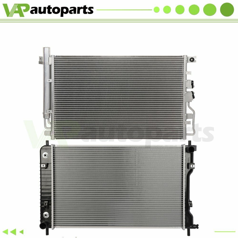 For 2010-15 Chevrolet Equinox GMC Terrain Radiator & Condenser Cooling Assembly