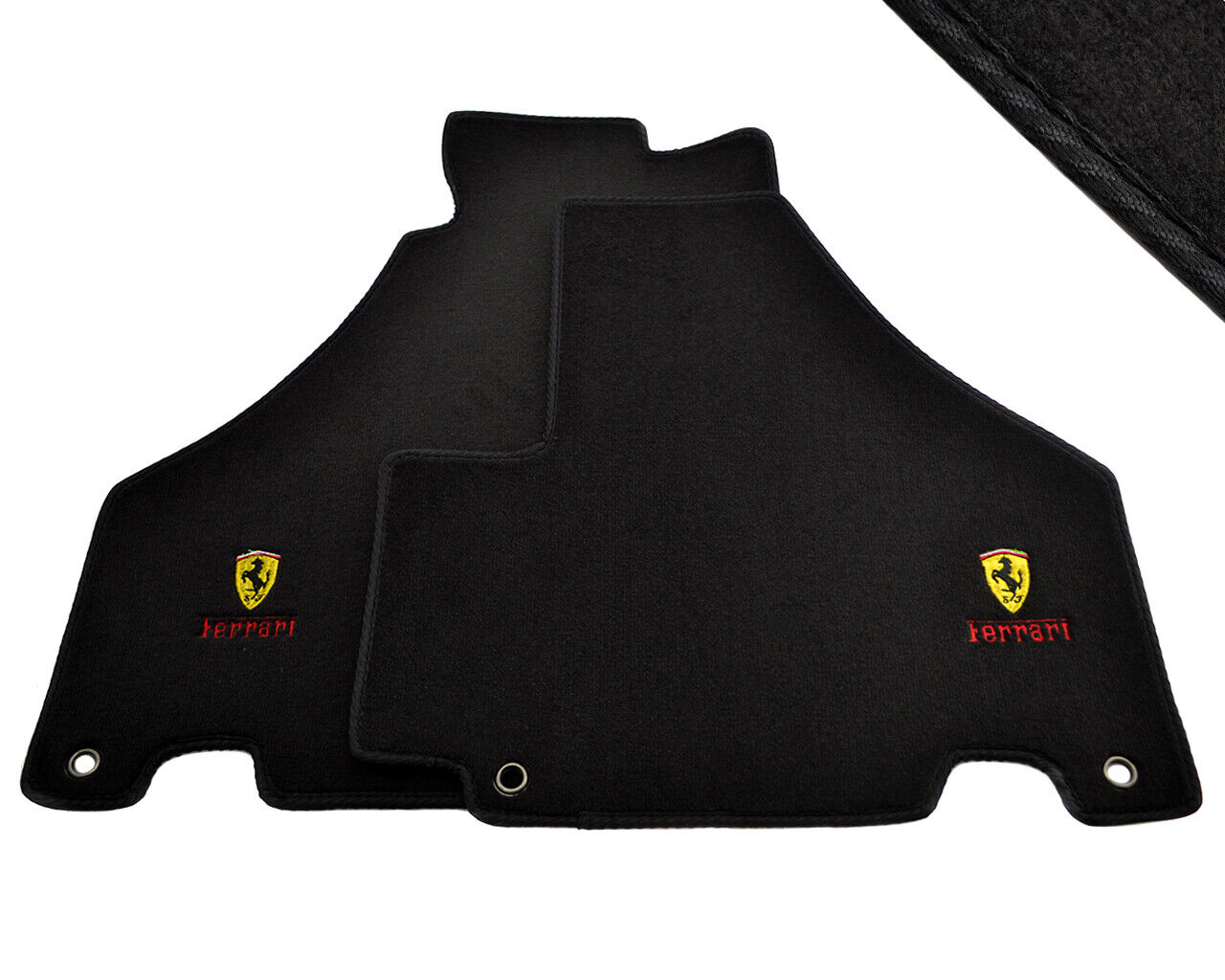 Floor Mats For Ferrari 575 M Maranello 2002-2006 Black Carpets Set LHD NEW
