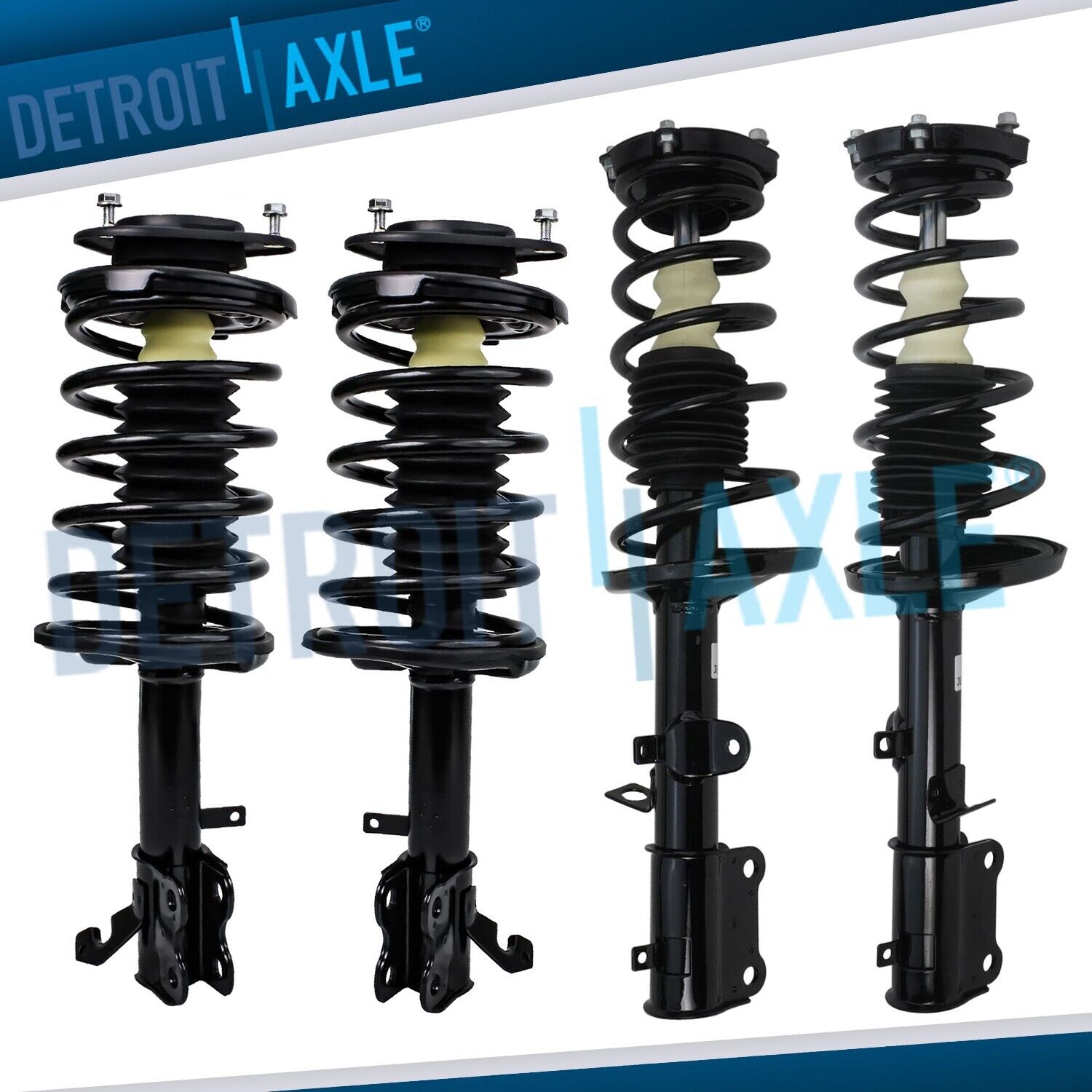 Front & Rear Struts w/Spring Assembly for 93-02 Toyota Corolla Chevy Geo Prizm