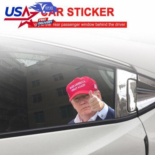 Car Window Sticker Life Person Size Passenger Ride With Trump President 2024 V L