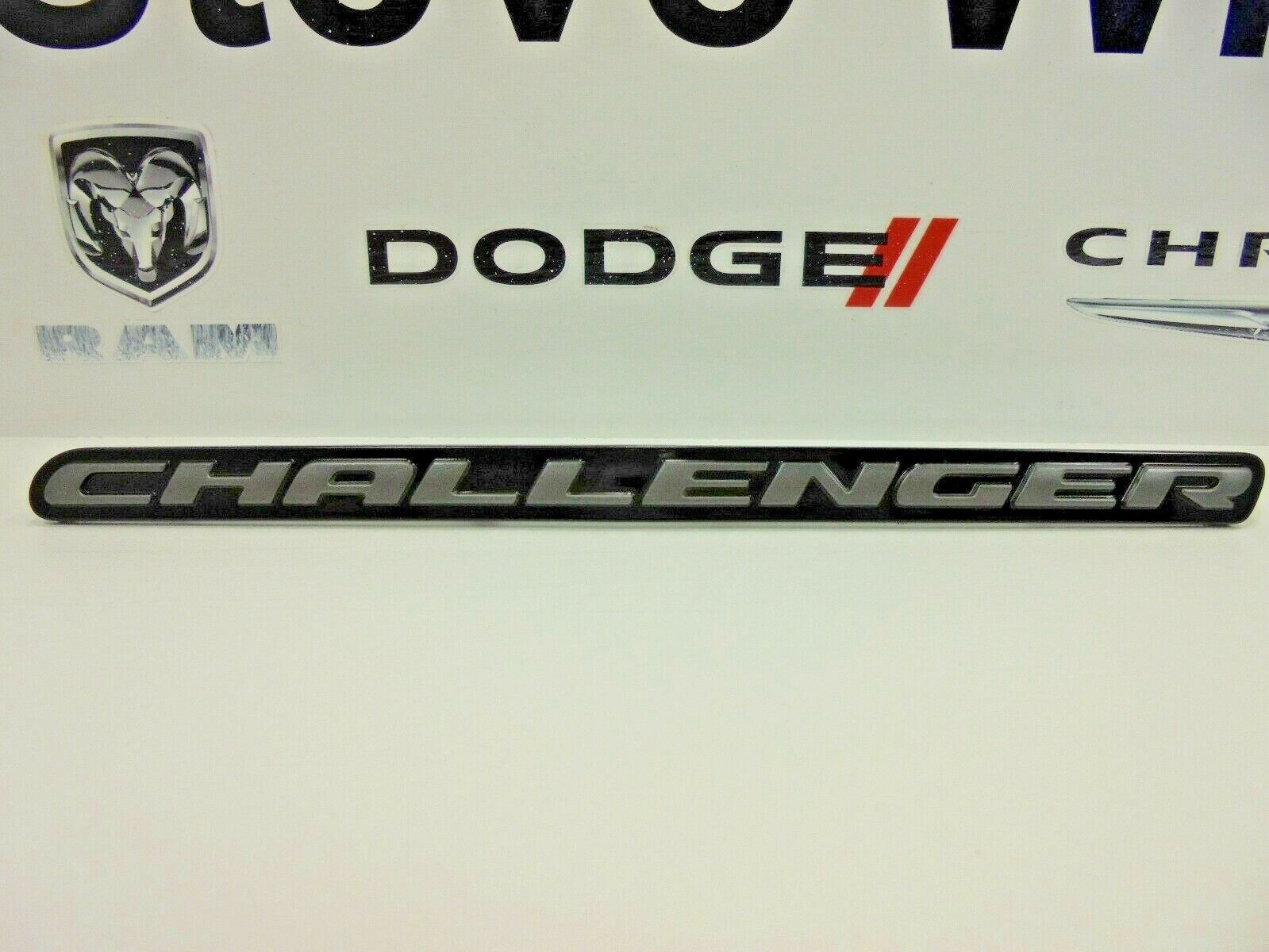 2016 Dodge Challenger New Challenger Blacktop Grille Emblem Nameplate Mopar Oem