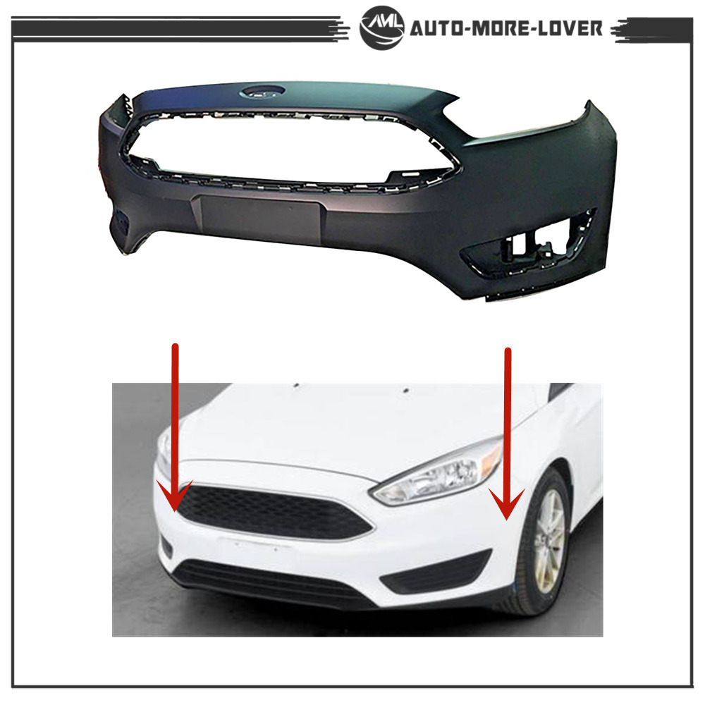 For Ford Focus 2015 2016 2017 2018 S/SE/SEL New Primed Front Bumper Cover