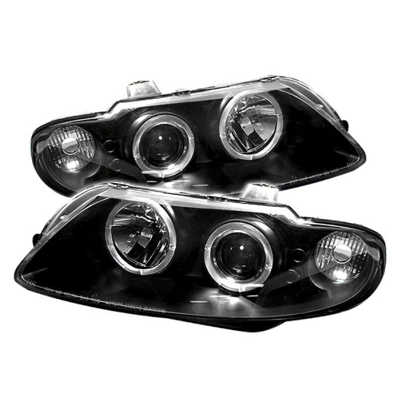 Spyder for Pontiac GTO 04-06 Projector Headlights LED Halo LED Black High H1 ...