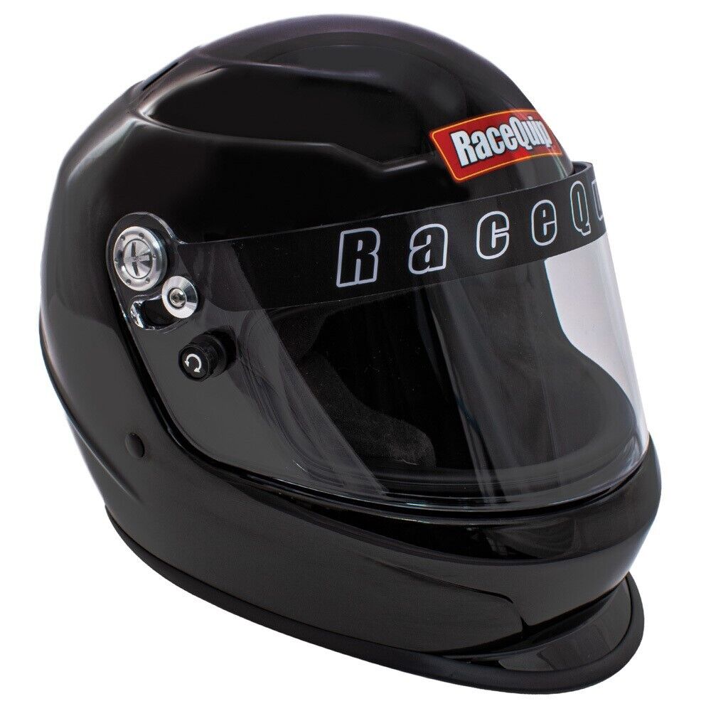 RaceQuip 2260093 PRO20 Auto Racing Driving Helmet Youth Gloss Black SFI 24.1