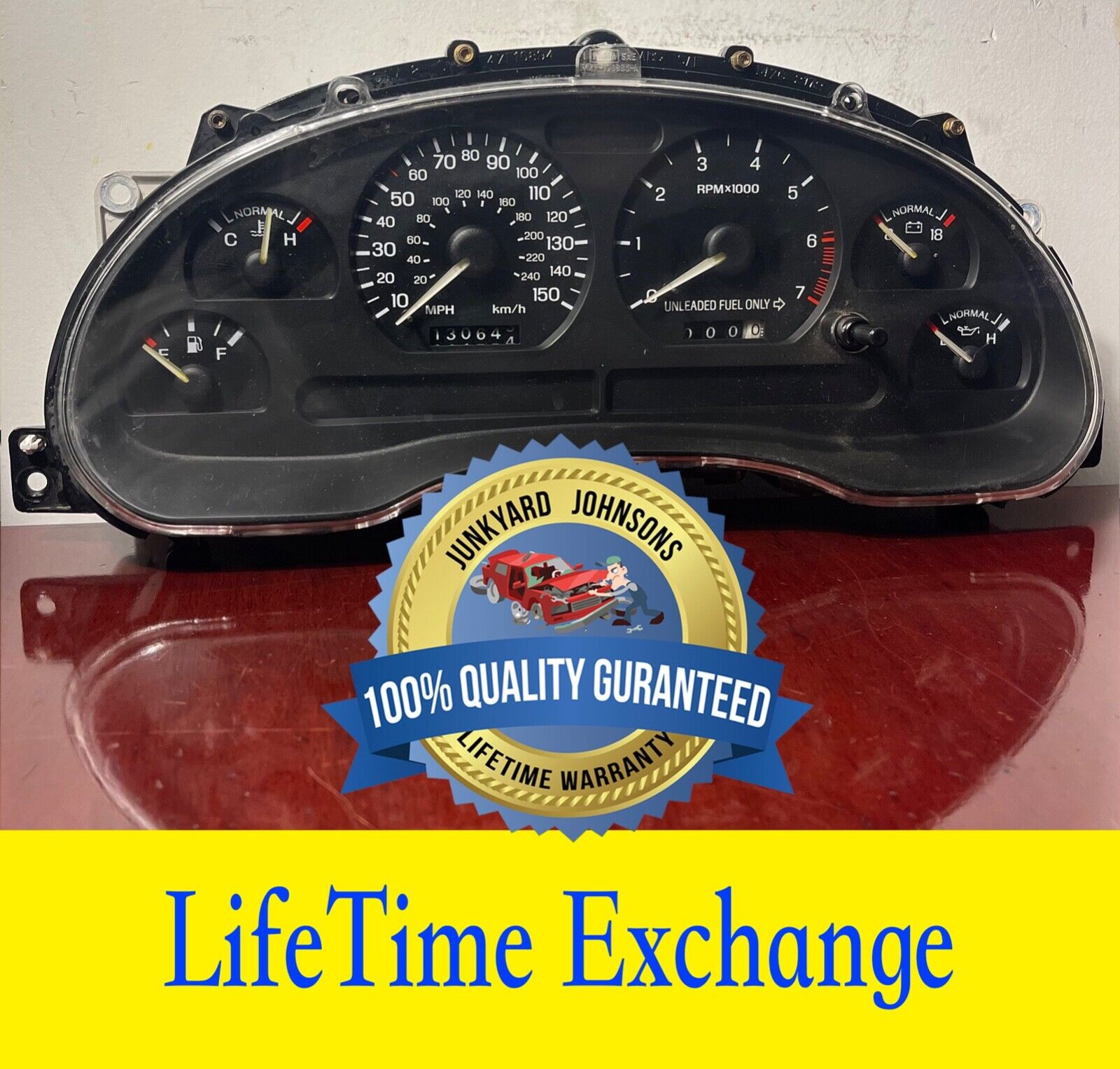 ✅94 95 Mustang GT Instrument Gauge Cluster 150MPH Speedometer