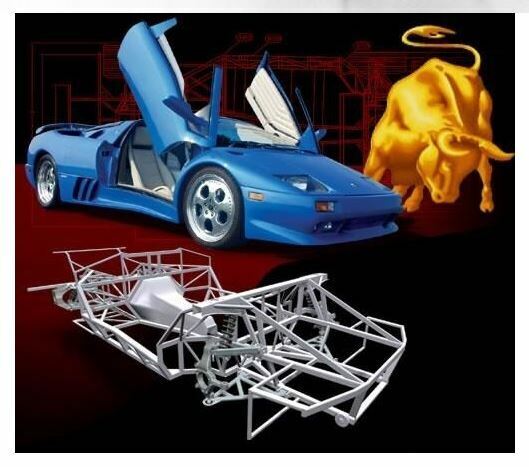 NAERC Chassis Plans - Lamborghini Diablo Kit Car W/ Extras on CD