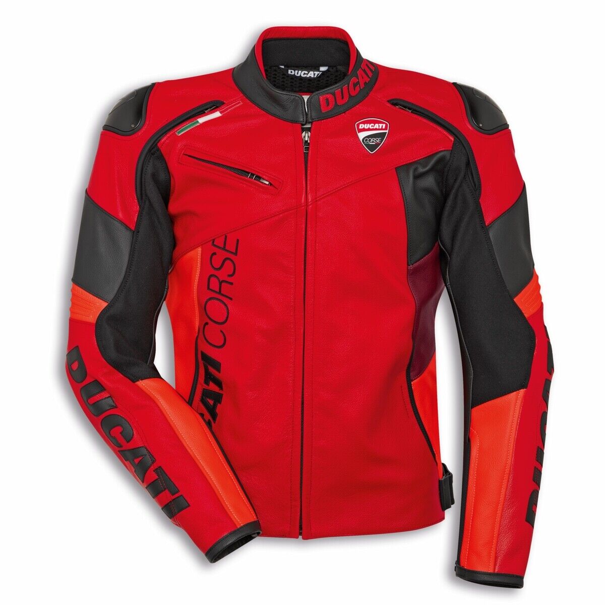 Ducati Corse C6 Red Men Motorbike Racing Leather Jacket
