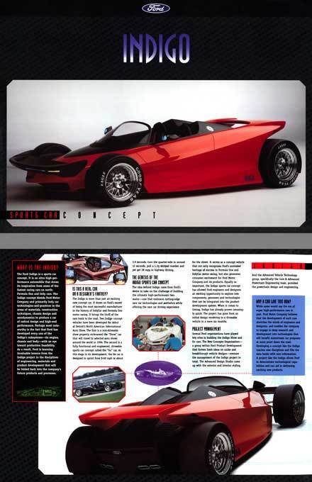 Ford 1996 - Ford Indigo Sports Car Concept
