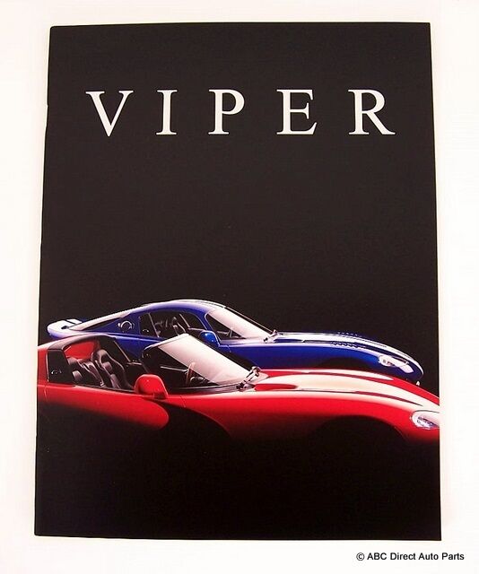 1997 Dodge Viper RT/10 & GTS Dealer Sales Brochure