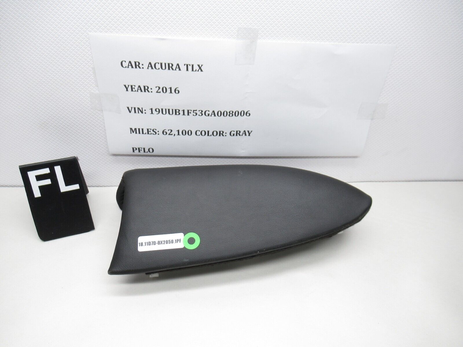 2015-2020 Acura TLX Left Front  Armrest Lining Trim Cover  83550TZ3A010S OEM