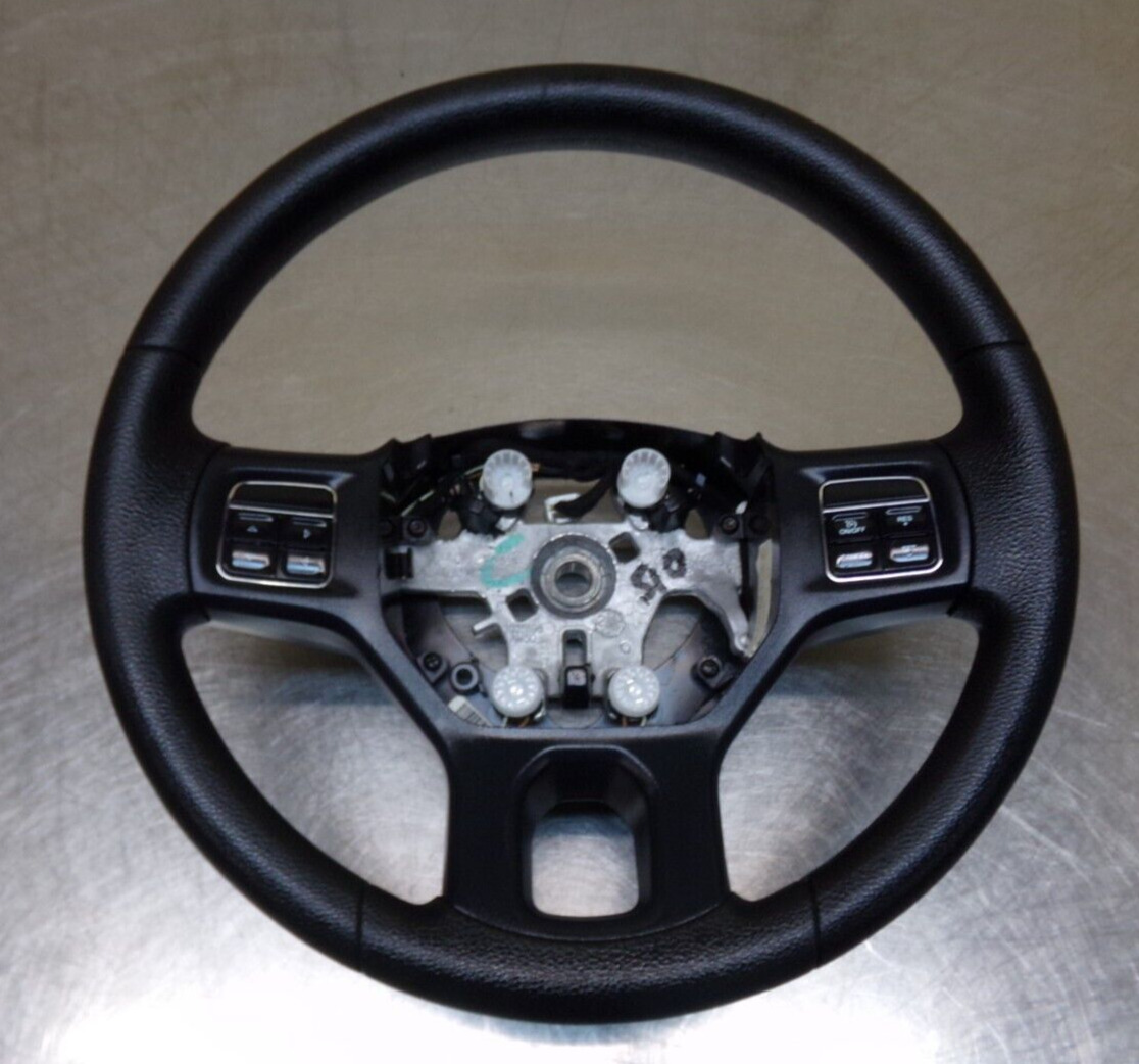 13-19 Dodge Ram 1500 2500 3500 Black Steering Wheel