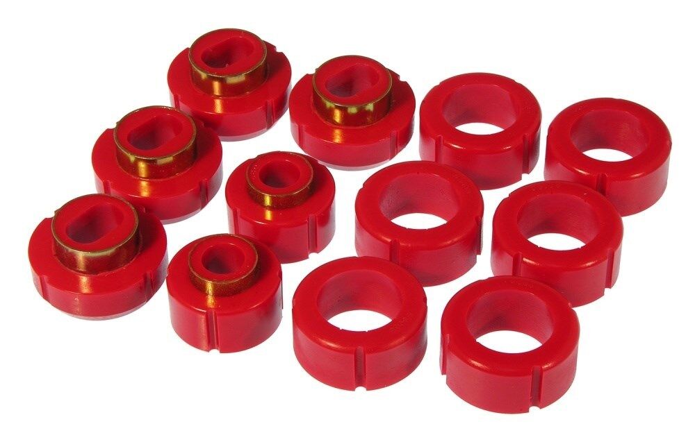 1982-2004 S10 S15 Standard Cab 2WD 4WD Red Body Mount Bushing Kit Prothane 7-115