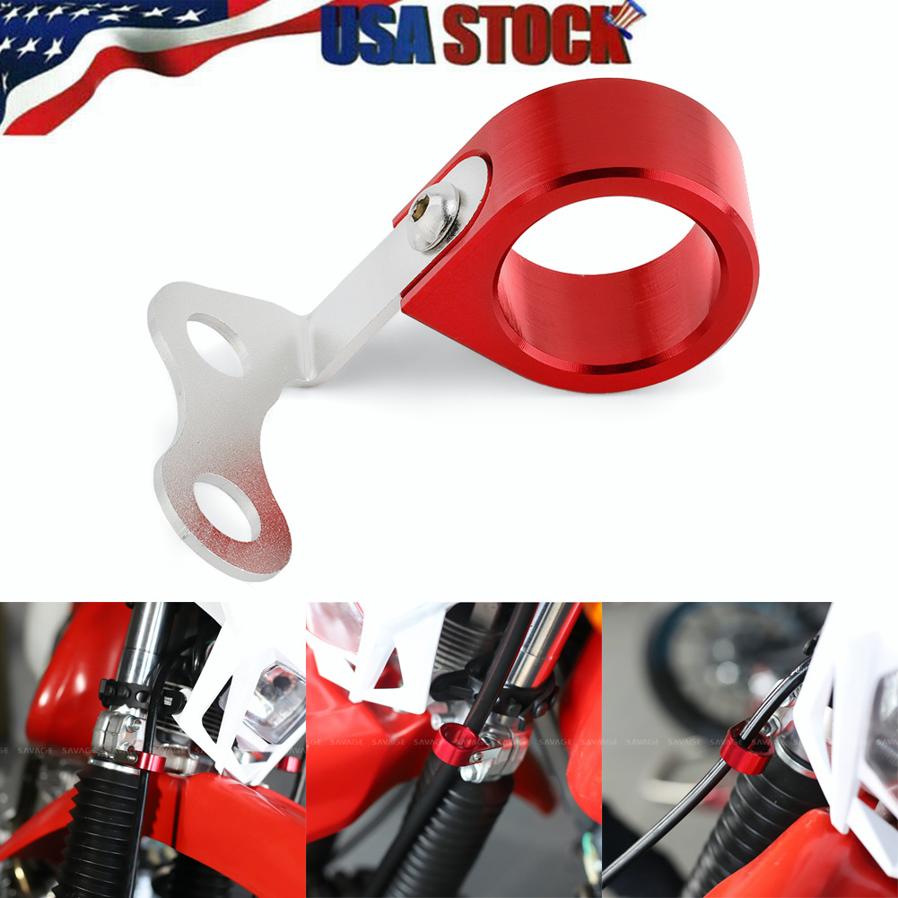 For HONDA XR250L/R XR650R/L XR230R/400R/600R Front Brake Hose Bottom Cable Guide